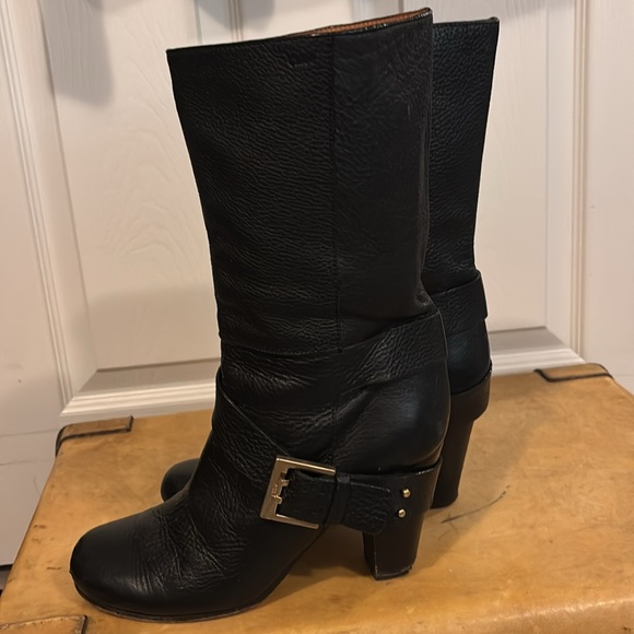 CHLOE PRINCE MID CALF PULL ON BOOT SIZE 8 - Picture 5 of 9